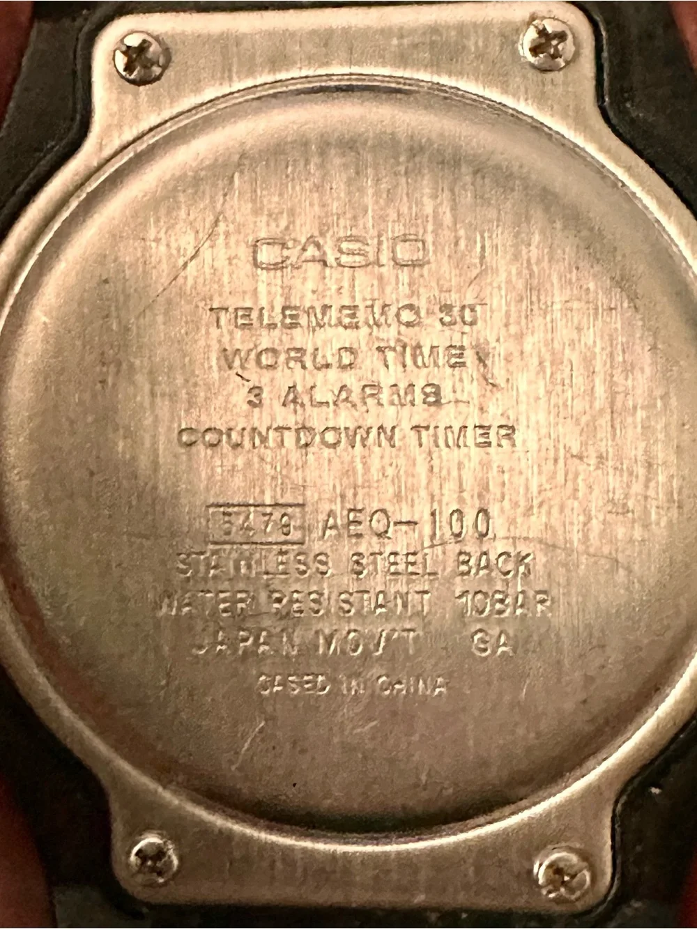 Casio Telememo 30 World Time Sport Watch